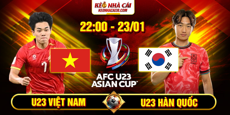 Soi Kèo U23 Việt Nam Vs Hàn Quốc 22h 23/1/2026 - VCK U23 Châu Á